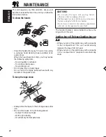 Предварительный просмотр 22 страницы JVC GET0056-001A Instructions Manual