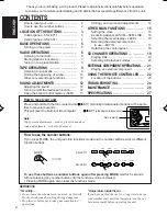 Preview for 2 page of JVC GET0063-001A Instructions Manual