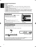 Предварительный просмотр 2 страницы JVC GET0133-001B Instructions Manual