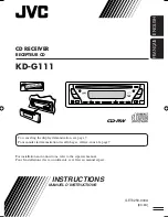 Предварительный просмотр 1 страницы JVC GET0253-003A Instructions Manual