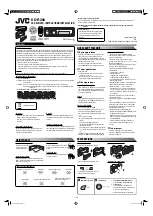 JVC GET0558-001B Instruction & Installation Manual preview