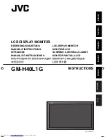 JVC GM-H40L1G Instructions Manual предпросмотр