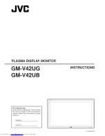 Предварительный просмотр 1 страницы JVC GM-V42UB Instructions Manual