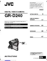 Preview for 1 page of JVC GR-240EZ Instructions Manual