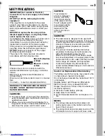 Preview for 3 page of JVC GR-240EZ Instructions Manual