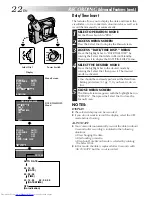 Предварительный просмотр 22 страницы JVC GR-AX201 Instructions Manual