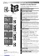 Предварительный просмотр 24 страницы JVC GR-AX201 Instructions Manual