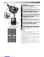 Предварительный просмотр 44 страницы JVC GR-AX201 Instructions Manual