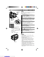 Предварительный просмотр 14 страницы JVC GR-AX210 Instructions Manual