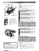 Предварительный просмотр 8 страницы JVC GR-AX220 Instructions Manual