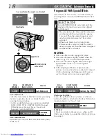 Предварительный просмотр 18 страницы JVC GR-AX220 Instructions Manual