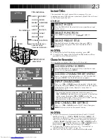 Предварительный просмотр 23 страницы JVC GR-AX220 Instructions Manual