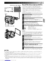 Предварительный просмотр 25 страницы JVC GR-AX220 Instructions Manual