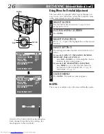 Предварительный просмотр 26 страницы JVC GR-AX220 Instructions Manual