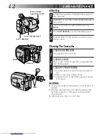 Предварительный просмотр 42 страницы JVC GR-AX220 Instructions Manual