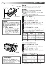 Предварительный просмотр 8 страницы JVC GR-AX247UM Instructions Manual