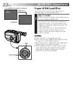 Предварительный просмотр 22 страницы JVC GR-AX247UM Instructions Manual