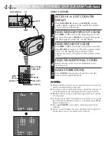 Предварительный просмотр 44 страницы JVC GR-AX247UM Instructions Manual