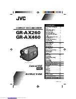 JVC GR-AX260 Instructions Manual preview