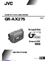 Preview for 1 page of JVC GR-AX275 Instructions Manual