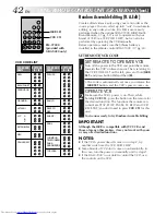 Preview for 42 page of JVC GR-AX280 Instructions Manual