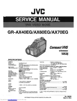 JVC GR-AX40EG Service Manual preview