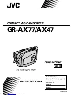 Preview for 1 page of JVC GR-AX47 Instructions Manual