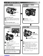 Preview for 5 page of JVC GR-AX475 Instructions Manual