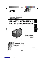 Preview for 1 page of JVC GR-AX527 Instructions Manual