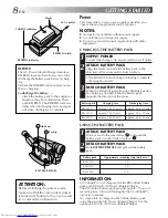 Preview for 8 page of JVC GR-AX640 Instructions Manual