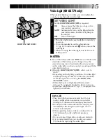 Предварительный просмотр 15 страницы JVC GR-AX670 Instructions Manual