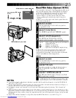 Preview for 25 page of JVC GR-AX670 Instructions Manual