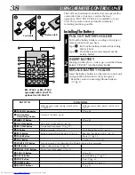 Предварительный просмотр 38 страницы JVC GR-AX670 Instructions Manual