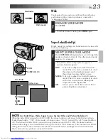 Предварительный просмотр 23 страницы JVC GR-AX680 Instructions Manual