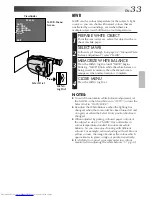 Preview for 33 page of JVC GR-AX680 Instructions Manual