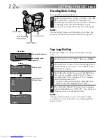 Предварительный просмотр 12 страницы JVC GR-AX750 Instructions Manual