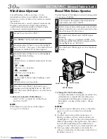 Предварительный просмотр 30 страницы JVC GR-AX750 Instructions Manual