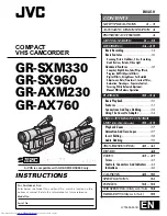 JVC GR-AX760 Instructions Manual preview