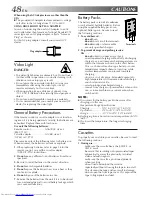 Предварительный просмотр 48 страницы JVC GR-AX760 Instructions Manual