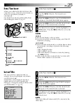 Preview for 25 page of JVC GR-AX761 Instructions Manual