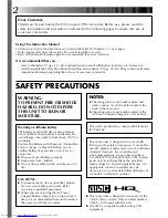 Preview for 2 page of JVC GR-AX770 Instructions Manual