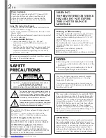 Preview for 2 page of JVC GR-AX830 Instructions Manual