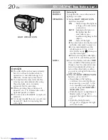 Preview for 20 page of JVC GR-AX830 Instructions Manual