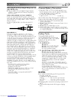 Preview for 49 page of JVC GR-AX840 Instructions Manual