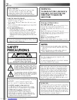 Preview for 2 page of JVC GR-AX841 Instructions Manual