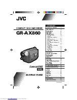 JVC GR-AX860 Instructions Manual предпросмотр