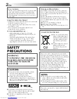 Preview for 2 page of JVC GR-AX880 Instructions Manual