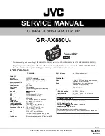 Preview for 1 page of JVC GR-AX880US Service Manual