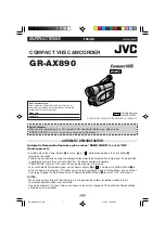 JVC GR-AX890UC Instructions Manual предпросмотр