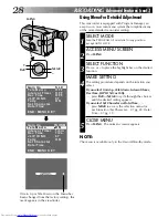 Предварительный просмотр 28 страницы JVC GR-AX920 Instructions Manual